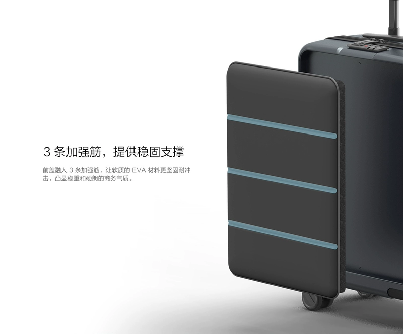 Millet (MI) Mijia 90 điểm kinh doanh vali vali trường hợp xe đẩy nam và nữ phổ quát vali bánh xe Titanium vali samsonite