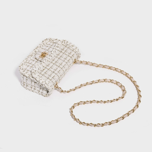 Демисезонная цепь, сумка на одно плечо, небольшая сумка, в стиле Шанель, 2023 года, на цепочке