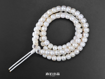 Produced by Yishi Ayla Qinghui series) old-style beads 108 long string 7mm fun style