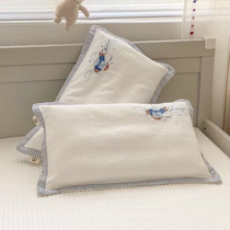 Class A baby skincare ultra soft pure 100% All cotton double layer yarn baby pillowcase Naked Sleep and Skin Breathable