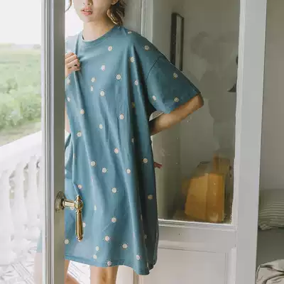 Special price category A 100% Australian cotton soft waxy skin-friendly knitted cotton pajamas nightgowns cotton home suit