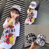 Pacifier doll childrens adjustable sunshade sunscreen baseball hat spring and summer new Japanese baby duck tongue hat tide