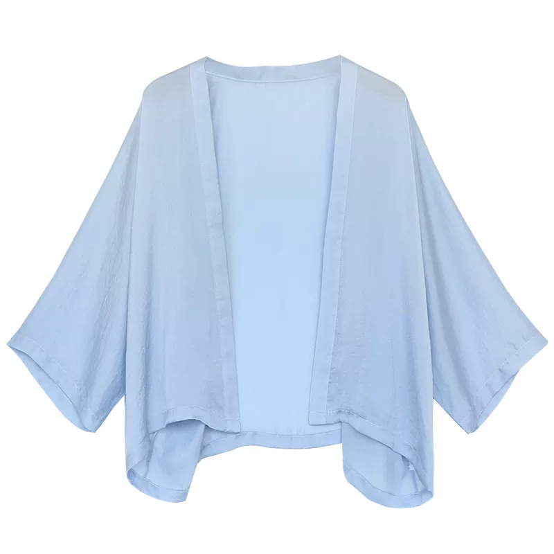 Солнцезащитная одежда, летняя тонкая short cloak для студентов, куртка, оверсайз