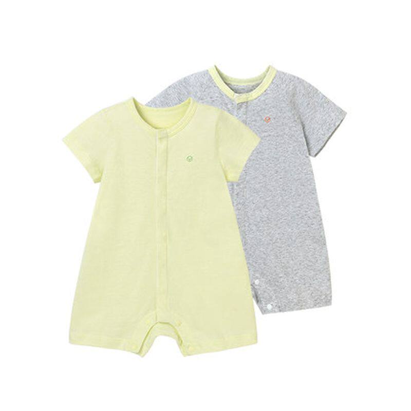 British newborn baby summer cotton underwear baby short-sleeved one-piece jumpsuit romper 184B0314