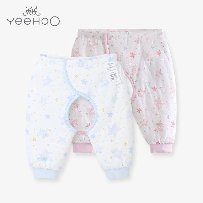 Ying's autumn and winter new underwear newborn quilted warm open crotch pants cotton pants 174576 174583