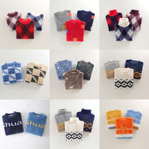 Childrens clothing boys mink fleece sweater winter plus velvet thick middle and big childrens warm bottoming shirt explosive line clothes foreign style