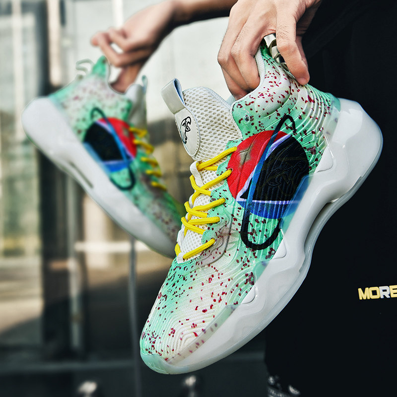 Blade 2 䨻 basketball shoes men's luminous reflective big children's Phantom 3 summer breathable high-top wear-resistant non-slip sports shoes women