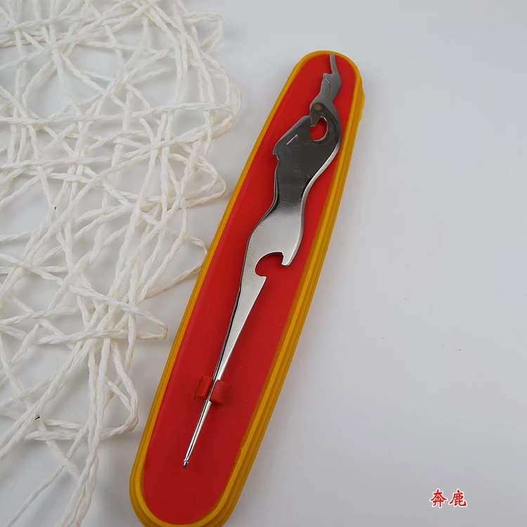 Phiên bản bện bằng thép không gỉ dụng cụ cầm tay crochet động vật tulip hình dáng Crochet Collector - Công cụ & vật liệu may DIY kéo bấm chỉ