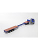 Gcd 1:64 Mercedes-Benz Actros Semi-Trailer 3-Axle Tractor with Retractable Trailer Bed Alloy Truck Model