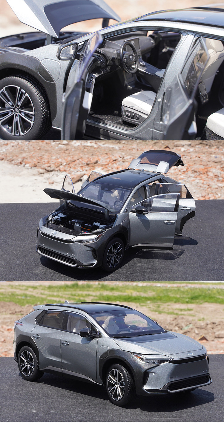 トヨタ bZ4X ミニカー 1/18 グレー トヨタ bZ4X ミニカー 1/18 グレー トヨタ bZ4X ミニカー 1/18 グレー