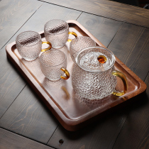 Chang Yitang Heat-resistant glass teapot Small cup flower tea Puer flower tea set Tea set Kung Fu tea accessories