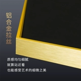 Металлическая современная и минималистичная индивидуальная стеклянная фоторамка, алюминиевый сплав, делается под заказ