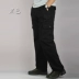 Mùa xuân và mùa thu overalls nam nhiều túi lỏng lẻo thẳng quần ngoài trời dày XL đa chức năng quần dài nam shop quần áo nam Quần làm việc