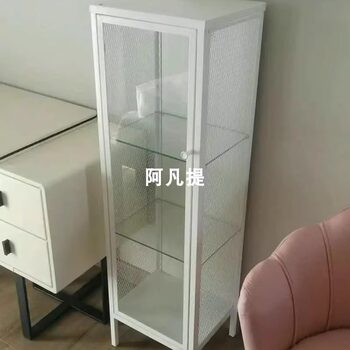 Ikea bagbu glass door cabinet metal