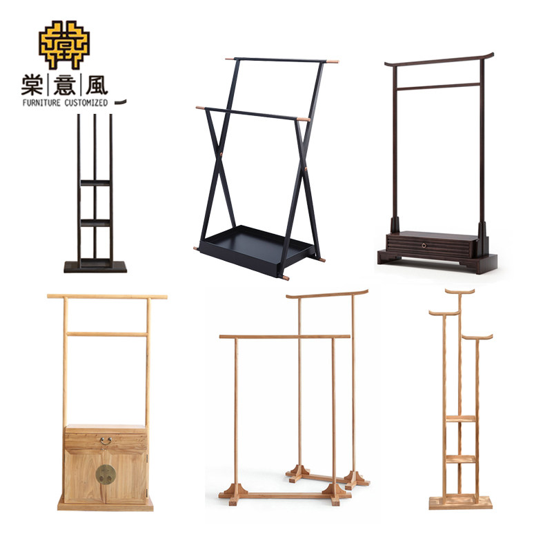 New Chinese Solid Wood Cloister-style Guest House Hotel Bedroom hotel Bedrooms minimalist modern landing hanger Customized 