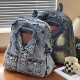 Xifanni retro niche design denim backpack