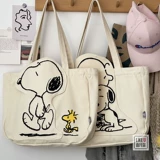 Snoopy, nuby, оригинальная мультяшная льняная сумка, сумка на одно плечо