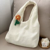 Свежая сумка на одно плечо, брендовый кремовый шоппер, в корейском стиле, французский стиль