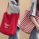 Качественная двусторонная брендовая универсальная вместительная и большая сумка через плечо на одно плечо для отдыха, Южная Корея