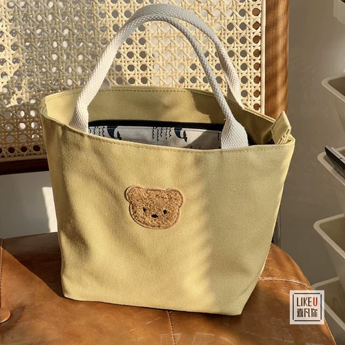 Универсальная оригинальная брендовая японская небольшая сумка для отдыха, с медвежатами