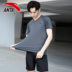 Bộ đồ thể thao Anta nam mùa hè 2019 quần short ngắn tay giản dị nhanh khô quần thể dục chạy bộ quần áo phù hợp với áo hai dây - Thể thao sau bộ quần áo adidas nam Thể thao sau