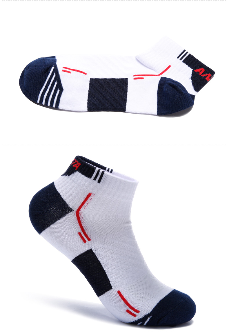 Vớ nam Anta vớ thể thao 2019 hè mới chính thức vớ thấm hút mồ hôi chân bằng phẳng vớ cotton ống ngắn - Vớ thể thao vớ adidas