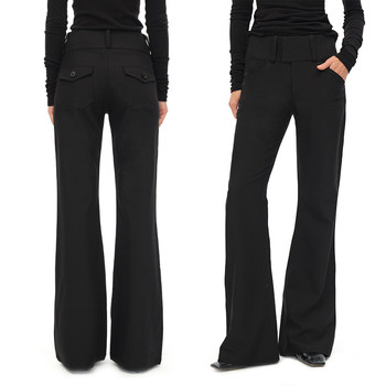 Emptypage black flared trousers