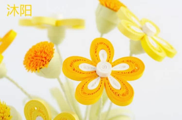 Bàn tay tinh xảo nghệ thuật [chậu cây nhỏ] gói vật liệu Bộ giấy Yan của trẻ em tự làm sáng tạo sản xuất origami ba chiều thiệp handmade