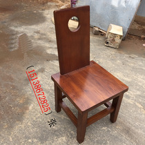 Mediterranean Solid Wood Table American Antique Table Six Chair Elm Table and chair combined hotel chain