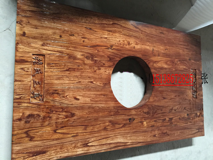Customized old elm wood customized bar table partition bar table board table board table board table table table top table top solid wood table top
