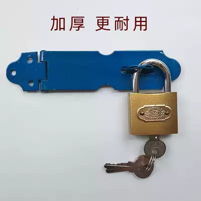 Old-fashioned door clasp lock latch door bolt lock nose universal thick padlock buckle wooden door drawer box lock