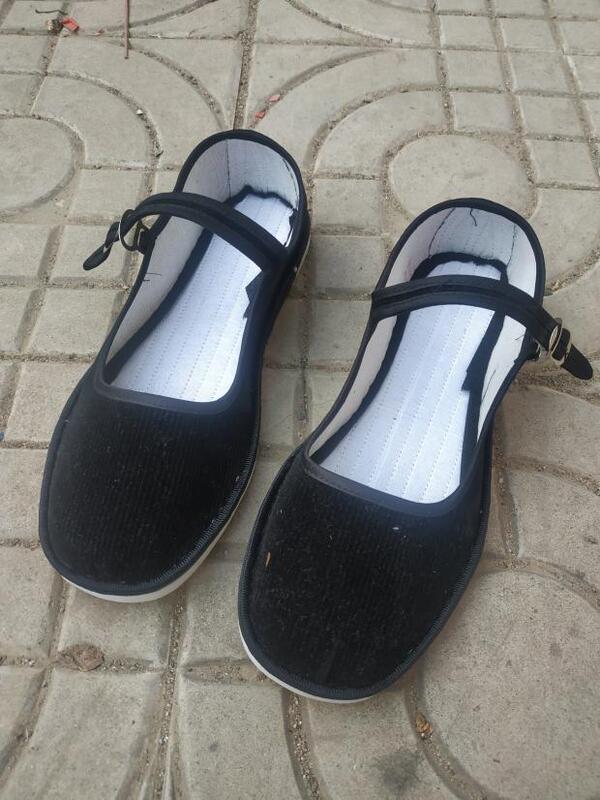 Women's Vintage Shoes with Plastic Soles, Fabric Shoes, Corduroy, Red Sole, White Sole, 60S, 70S Style, Buckle Shoes for Students Women's Vintage Shoes with Plastic Soles, Fabric Shoes, Corduroy, Red Sole, White Sole, 60S, 70S Style, Buckle Shoes for Students