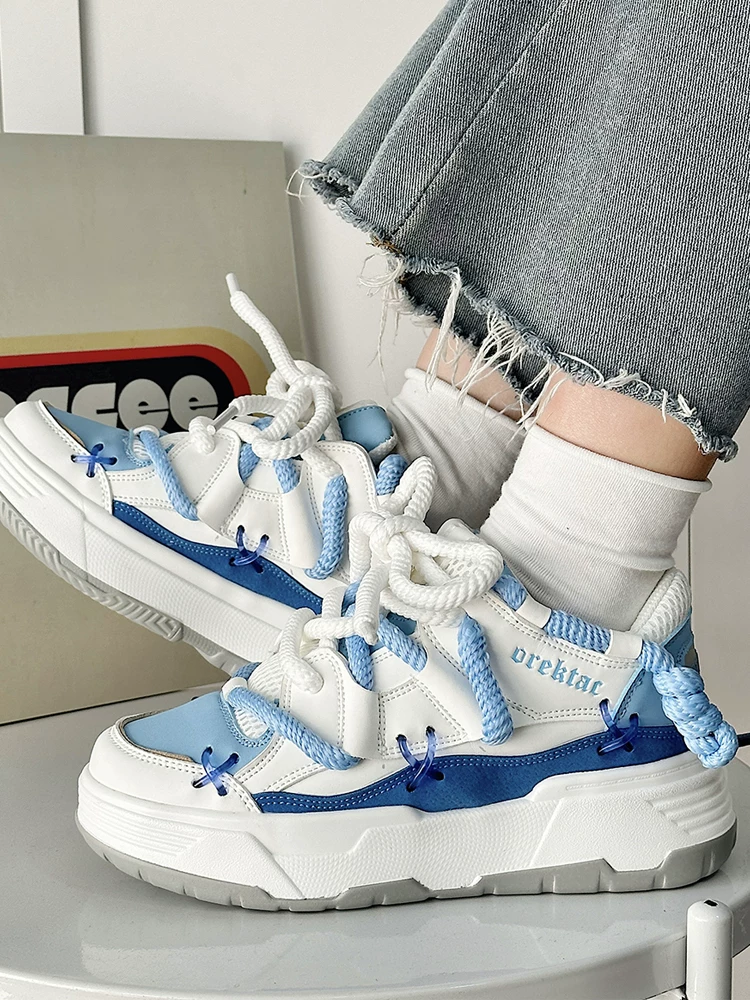Усиленные мужские ботинки на толстой подошве dad-style, модные в тренде летом колледж стиль, универсальная повседневная спортивная обувь для мужчин