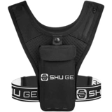 Дышащий быстросохнущий универсальный дорожный жилет для спортзала для отдыха подходит для мужчин и женщин, светоотражающая нагрудная сумка, для бега