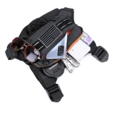 Спортивный жилет подходит для мужчин и женщин, водонепроницаемый мобильный телефон, вместительная и большая тактическая нагрудная сумка, для бега, надевается на плечо