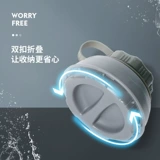 750 мл пищевого сорта Прозрачный сокращение складывание водяной чашки спортивная мешка с мягкой водой.