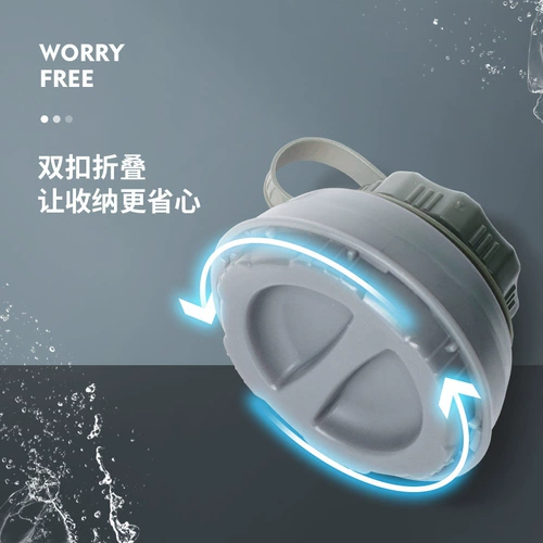 750 мл пищевого сорта Прозрачный сокращение складывание водяной чашки спортивная мешка с мягкой водой.