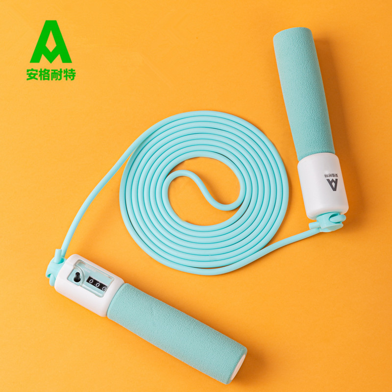 Angerresistant F4103 Single Count Jump Rope Student Medium-high Exam Recreational Adult Fitness Weight Loss Adjustable