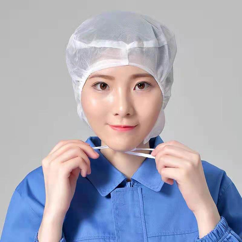 Tether mesh cap food factory processing inner mesh cap hairnet cap pullover mesh cap Baotou fine mesh cap unisex mesh cap