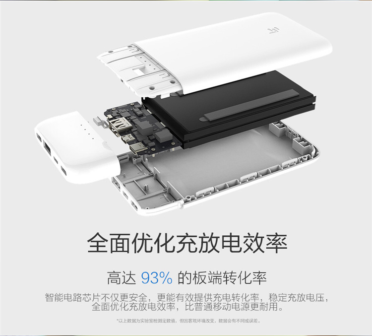 Điện thoại di động chính hãng LeTV M1 QC3.0 sạc nhanh hai chiều 10000 mAh sạc kho báu chính hãng Apple Universal