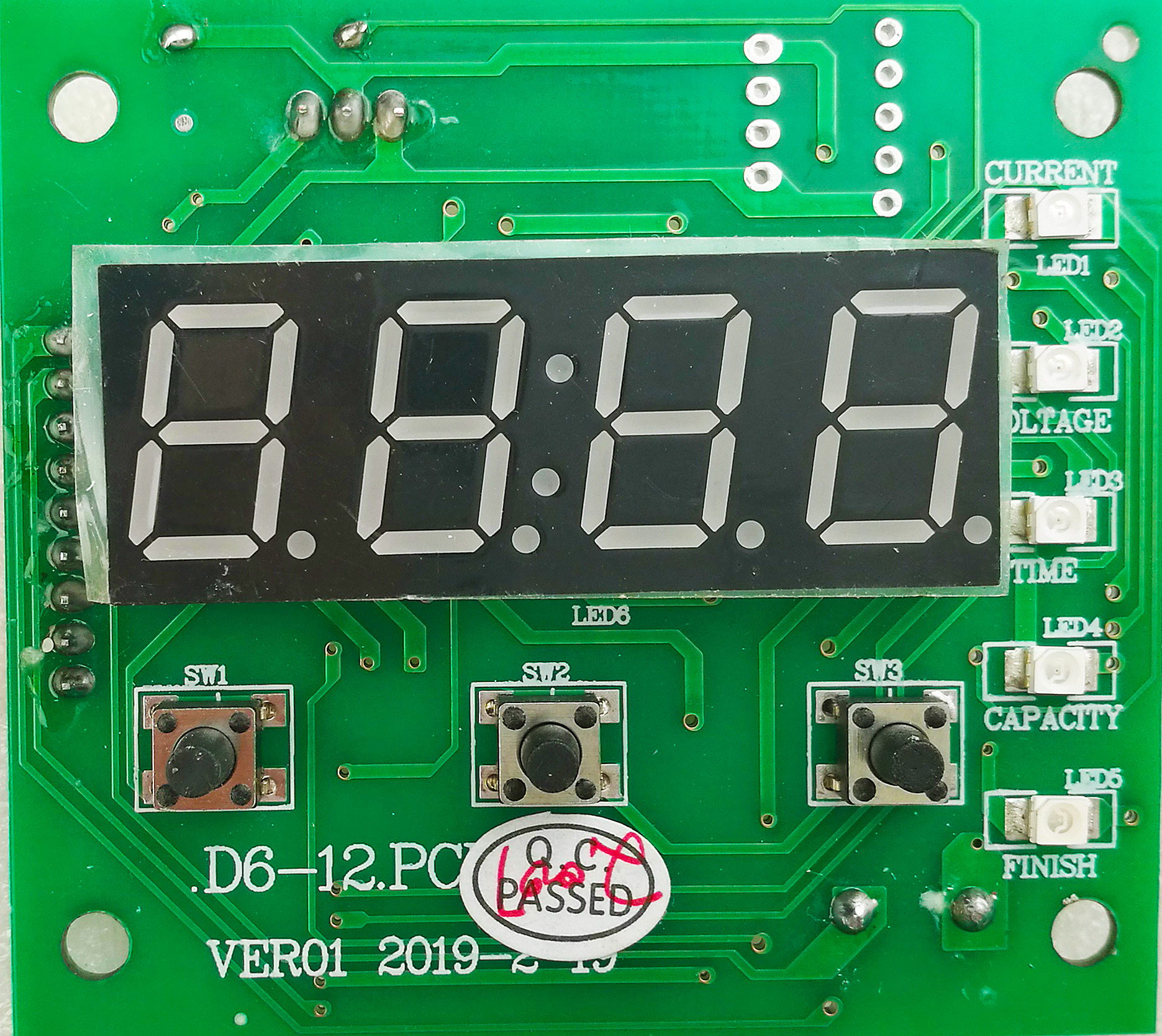 Maintenance Accessories D Series Control Board Display Panel D6-12 Electric Car Battery Detector