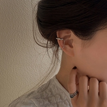 Korea Net Red Chain Ear Clamp Female Cold Wind Without Ear Hole Audio Clamp Ancient Personality Hanging Earbutton Simple Ear Clothes