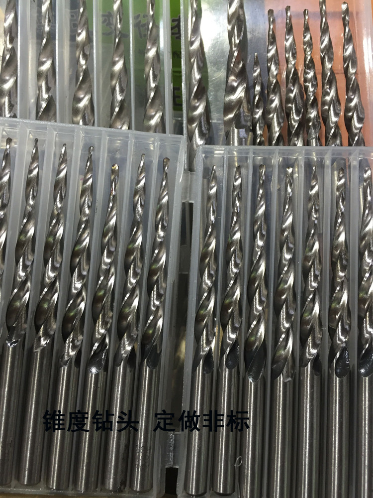 Slope mold water mouth drill Suona taper drill high speed mesh stainless steel cobalt 45681012MM full grinding