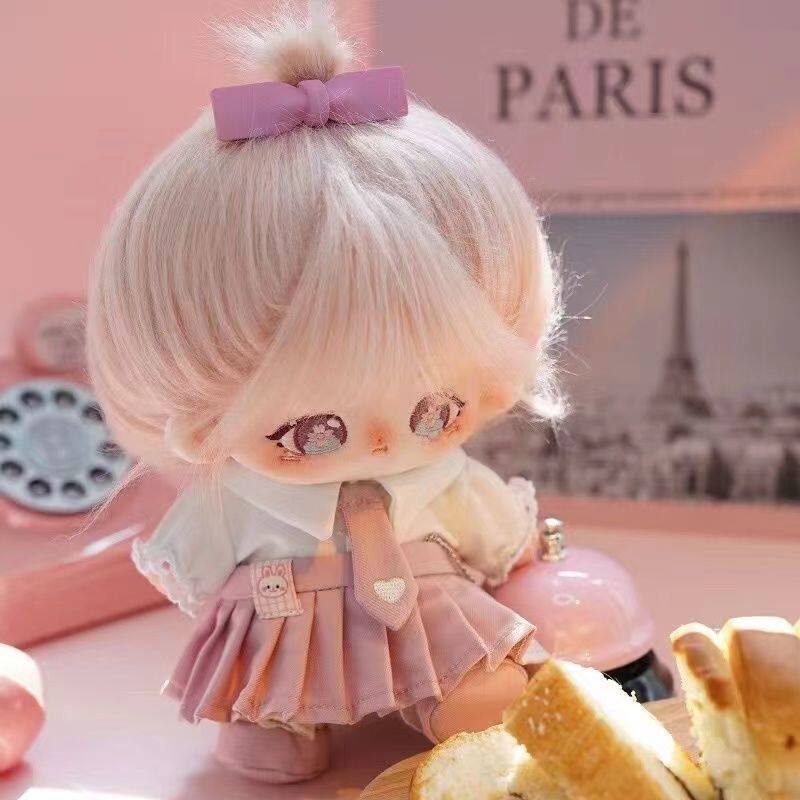 棉花娃娃/毛绒玩具娃衣 半糖棉花娃娃正品娃衣女生礼物20cm可爱女生古风现货换装便宜
