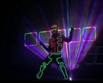 Laser Dance Performance Equipment Stage Lights Large 3D Wedding Laser Show Set Up Water Mist Screen 3D Projection Series