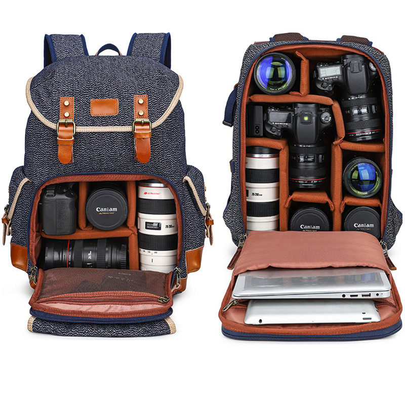 Professional Canon Single Eye Camera Bag Double Shoulder Waterproof Large Capacity Micro Single Eye Camera Photographic Bag Stabilizers Drone bag male