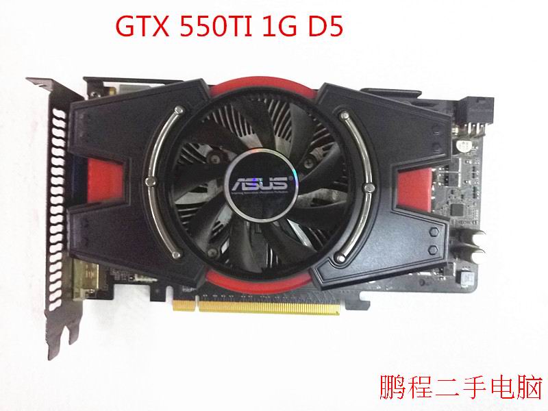 SUSTech GTX550Ti 1G D5 192 PCI-E Independent gaming graphics card LOL full effect real 1G