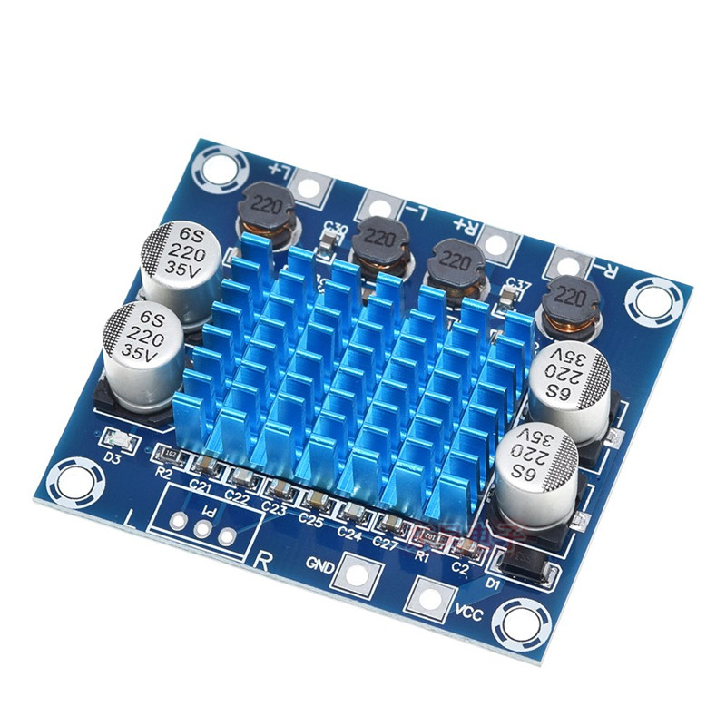 XH-A232 高清数字音频功放板mp3放大模块12V20V扩音板双声道30W