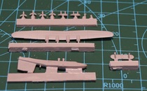 1 700 Soviet Russian Navy Type 2597 (Soviet Russia) Seaplane Spaceship