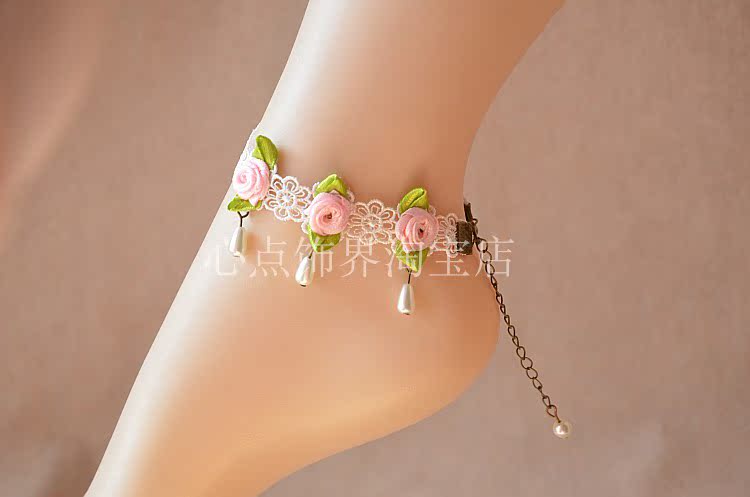 Bracelet de cheville Femme en Dentelle - Ref 3101787 Image 83